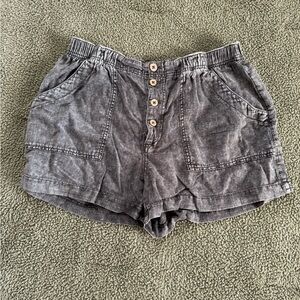 Free People Gray Women's Casual Shorts